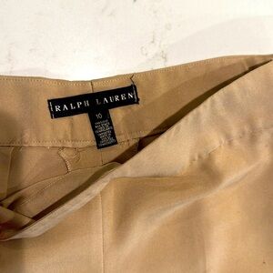 Ralph Lauren 100% silk trousers. Elegant. Barely worn.